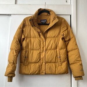 Patagonia Women's Mustard Puffer Jacket